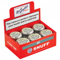 McChrystal's Snuff SP Box of Mini Tins