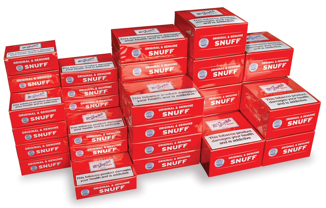 McChrystal's Snuff in packaging